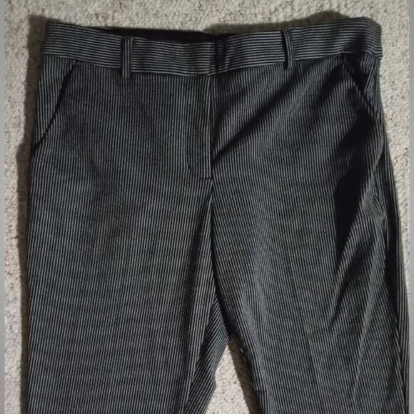Express columnist ankle pin striped women's pants size 10 - Picture 3 of 8